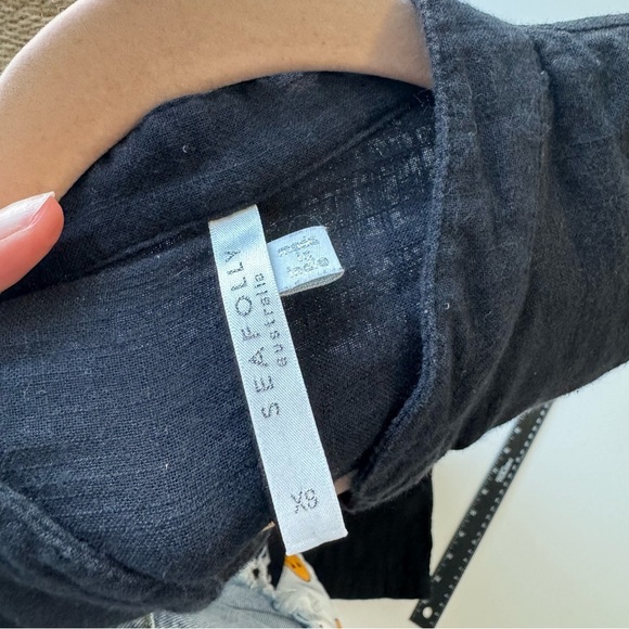 Seafolly Australia Gardenia Playsuit / Romper in Washed Black XS - Picture 10 of 13